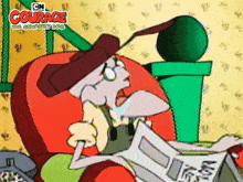 Snoring Eustace Bagge GIF - Snoring Eustace Bagge Courage The Cowardly Dog GIFs