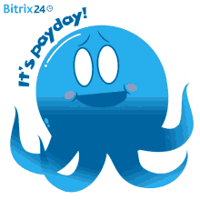 bitrix24 octopus happy work excited