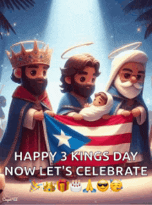 Happy 3 Kings Day 2024 GIF - Happy 3 Kings Day 2024 GIFs