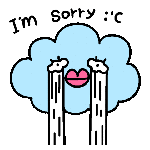 Apology Excuses Sticker - Apology Excuses Excuse Me Stickers