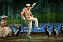 Mary Poppins Kick GIF - Mary Poppins Kick Penguin GIFs