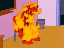 Willie On Fire GIF - Willie On Fire GIFs