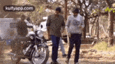 Me And My Friend In Road Side.Gif GIF - Me And My Friend In Road Side Pspk Pawankalyan GIFs