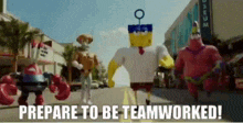 Teamwork Teamworked GIF - Teamwork Teamworked Spongebob GIFs