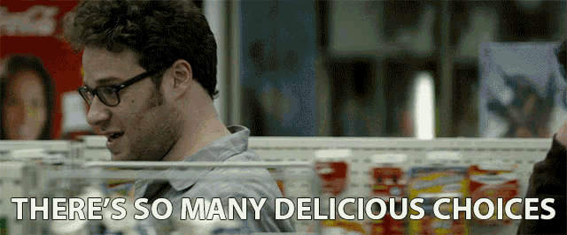 Theres So Many Delicious Choices Theres So Many Tasty Choices GIF - Theres So Many Delicious Choices Theres So Many Tasty Choices Theres So Many Delicious Options GIFs