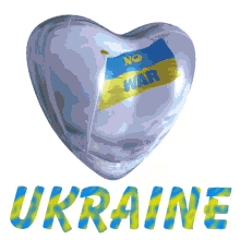 Ukraine No War GIF - Ukraine No War Heart GIFs