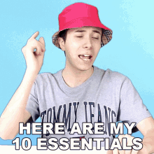 Here Are My10essentials James Daniel GIF - Here Are My10essentials James Daniel My Ten Important Things GIFs