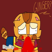Throw Up Ginger GIF