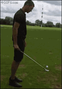 Cool Ball Trick - Golf GIF