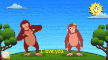 Monkey I Love You GIF - Monkey I Love You Morning GIFs