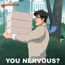 You Nervous Clark Kent GIF - You Nervous Clark Kent Jack Quaid GIFs