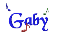 gabriela name gaby musical note