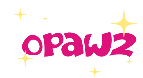 Opawz Logo Sticker - Opawz Logo Sparkles Stickers