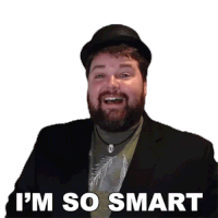 Im So Smart Brian Hull Sticker - Im So Smart Brian Hull Im A Smart Person Stickers