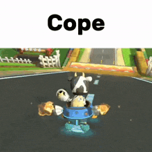 Cow Cope GIF - Cow Cope Mario Kart GIFs