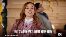 thats a fun fact about your body zoey jane levy zoeys extraordinary playlist know your body