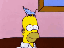 Acicalando Homero GIF - Acicalando Homero Me GIFs