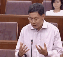 lui tuck yew singaporean politician explaining politician