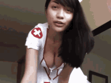 Asian Girl Nurse Costume GIF - Asian Girl Nurse Costume GIFs