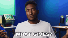 What Gives Marques Brownlee GIF - What Gives Marques Brownlee What'S The Meaning Of This GIFs