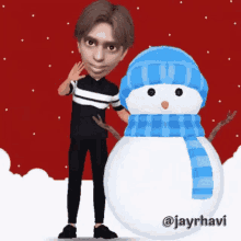 Jay Rhavi Merry Christmas GIF - Jay Rhavi Merry Christmas Anime Christmas GIFs