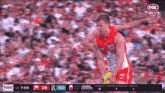 a fox broadcast of a soccer game with james jordan on the screen