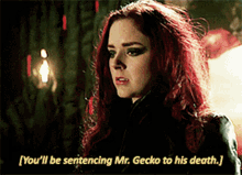 youll be sentencing mr gecko to his death seth gecko dj cotrona kate fuller madison davenport