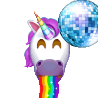 Unicorn Party Sticker - Unicorn Party Puke Stickers