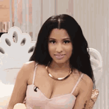 Nicki Being All Cute And Surprised At The Same Time GIF - Surprise Nickiminaj Excited GIFs