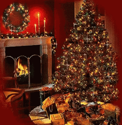Fireplace Christmas GIF - Fireplace Christmas Tree - Discover & Share GIFs