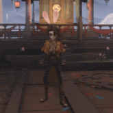 a video game character with a rabbit head