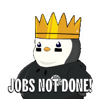 Work Penguin Sticker