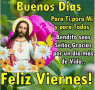 Feliz Viernes Buenos Dias GIF - Feliz Viernes Buenos Dias Jesus GIFs