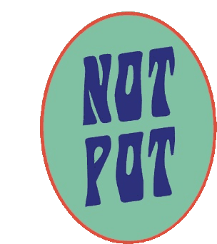 Not Pot Not Pot Cbd Sticker - Not Pot Not Pot Cbd Cbd Stickers