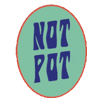 Not Pot Not Pot Cbd Sticker - Not Pot Not Pot Cbd Cbd Stickers