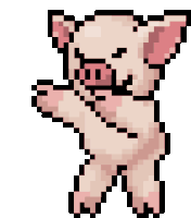 Pig Dance Sticker - Pig Dance Stickers