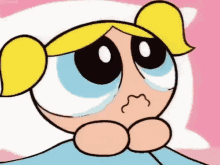 bubbles cry face power puff girls