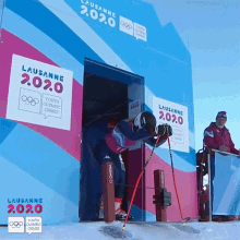 ready youth olympic games alpine skiing giant slalom all set