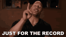 Just For The Record Dwayne Johnson GIF