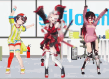 Hololive Dancing Hologra GIF - Hololive Dancing Hologra Ayame Nakira GIFs