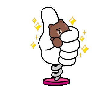 Ok Brown Sticker - Ok Brown Thumbs Up Stickers