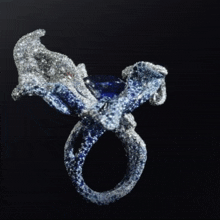 Cindy Chao Sapphire Ring GIF - Cindy Chao Sapphire Ring Jewels GIFs