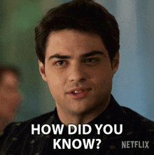 How Did You Know Owen Hendricks GIF - How Did You Know Owen Hendricks Noah Centineo GIFs