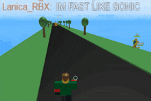 Roblox Robloxcore GIF - Roblox Robloxcore I'M Fast Like Sonic GIFs