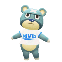 This Stupid Bear From Animal Crossing Sticker