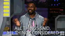 All Things Said All Things Considered Baron Vaughn GIF - All Things Said All Things Considered Baron Vaughn The Great Debate GIFs
