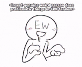 a group of cartoon characters are standing next to each other and making funny faces .
