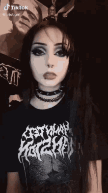 tiktok riot grrl metal girl black metal death metal