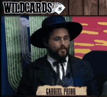 gabriel prior is the name of the man in the hat