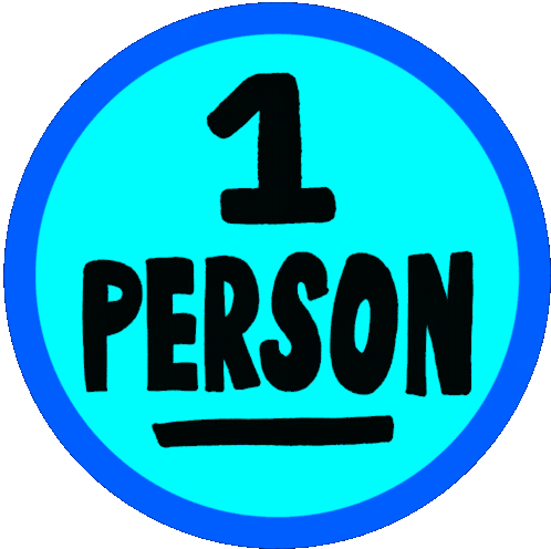 1person 1vote Sticker - 1person 1vote One Person Stickers